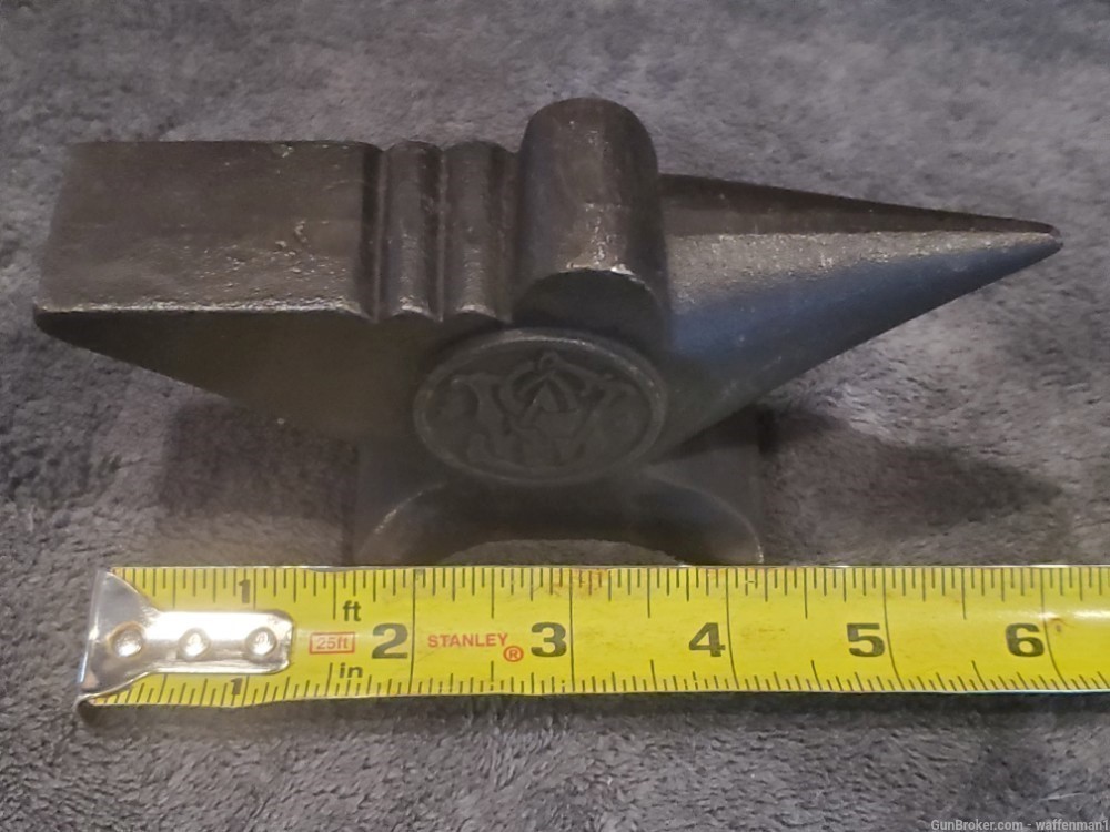 Antique Style Old West Looking Smith & Wesson S&W Gunsmiths Mini Anvil -img-4