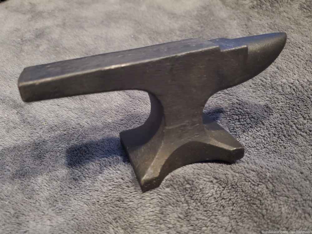 Antique Style Old West Looking COLT 1855 Cast Iron Mini Anvil -img-2