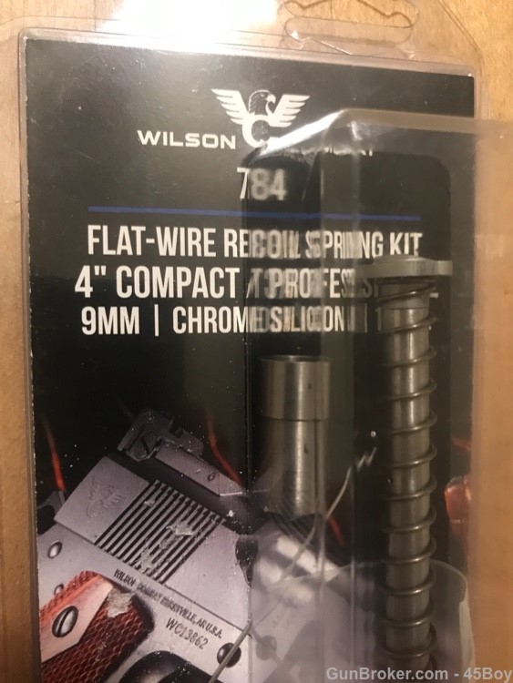 Wilson Combat 784 Flat Wire Spring Kit 4" 1911 9mm new -img-1