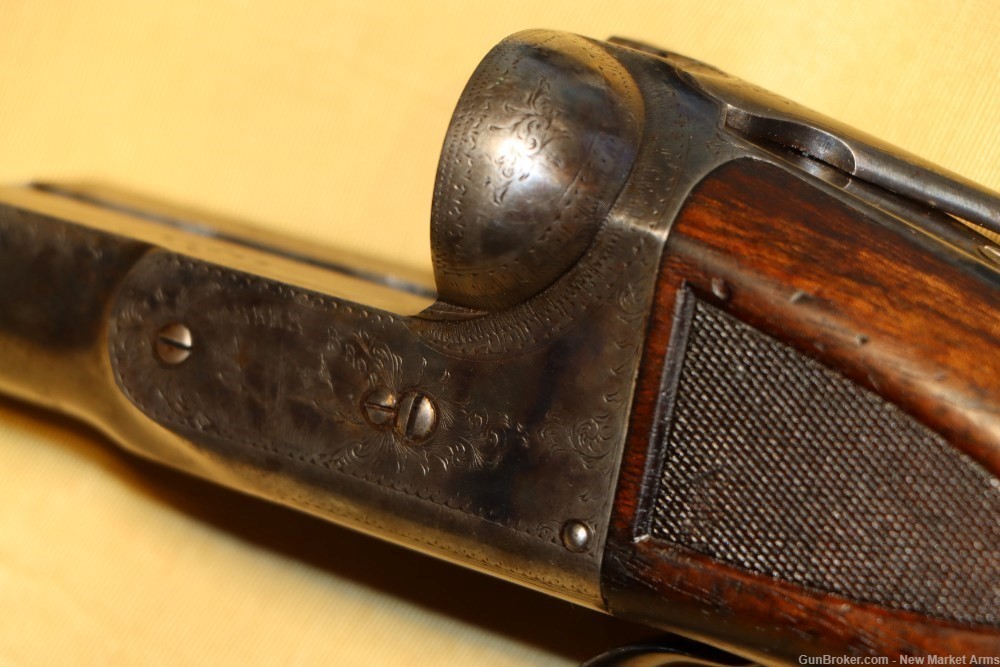Fine Parker Brothers 12 Ga Damascus Shotgun GH Grade c. 1899-img-48