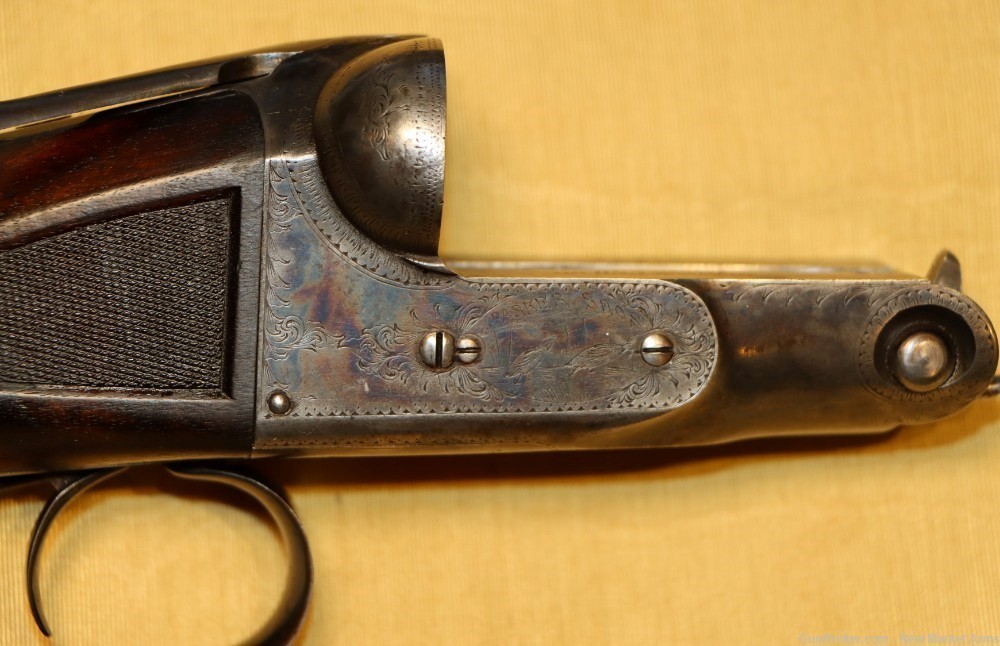 Fine Parker Brothers 12 Ga Damascus Shotgun GH Grade c. 1899-img-29