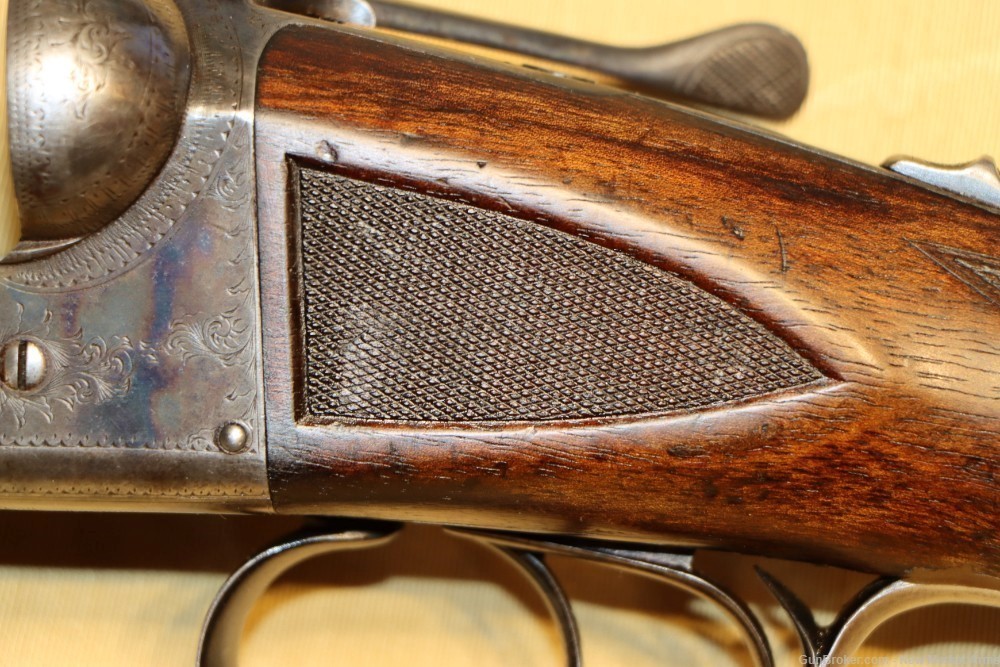 Fine Parker Brothers 12 Ga Damascus Shotgun GH Grade c. 1899-img-43