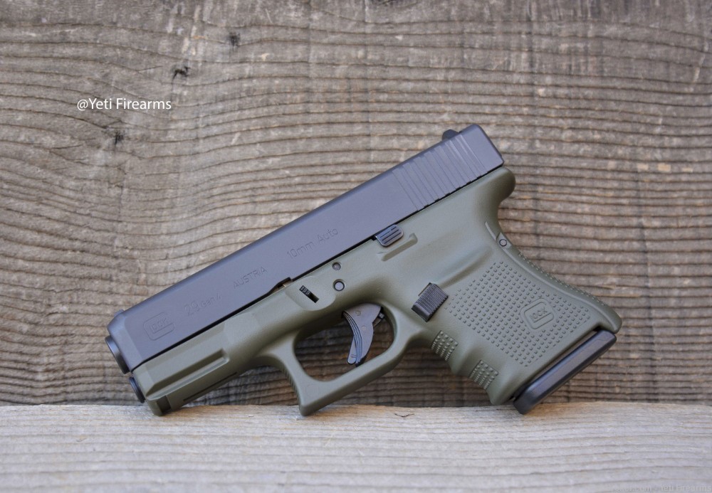 Glock 29 Gen 4 10mm Olive Drab Cerakote OD 3 Mags No CC Fee G29 G4 -img-6