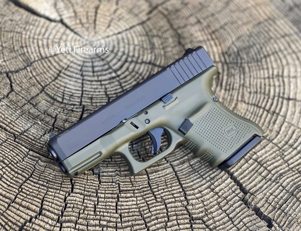 Glock 29 Gen 4 10mm Olive Drab Cerakote OD 3 Mags No CC Fee G29 G4 -img-2