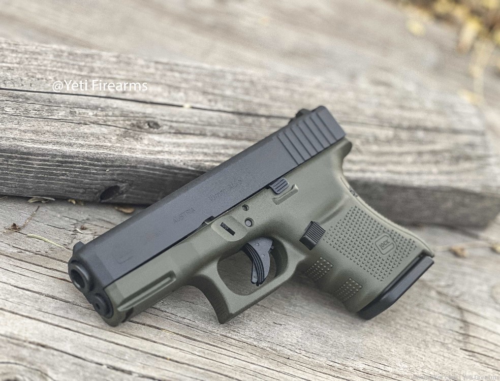 Glock 29 Gen 4 10mm Olive Drab Cerakote OD 3 Mags No CC Fee G29 G4 -img-0