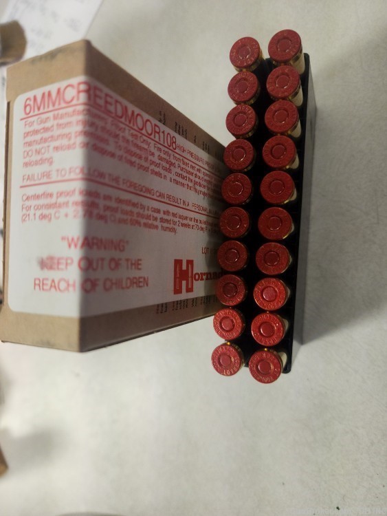 very rare 6mm Creedmoor PROOF rounds -img-1