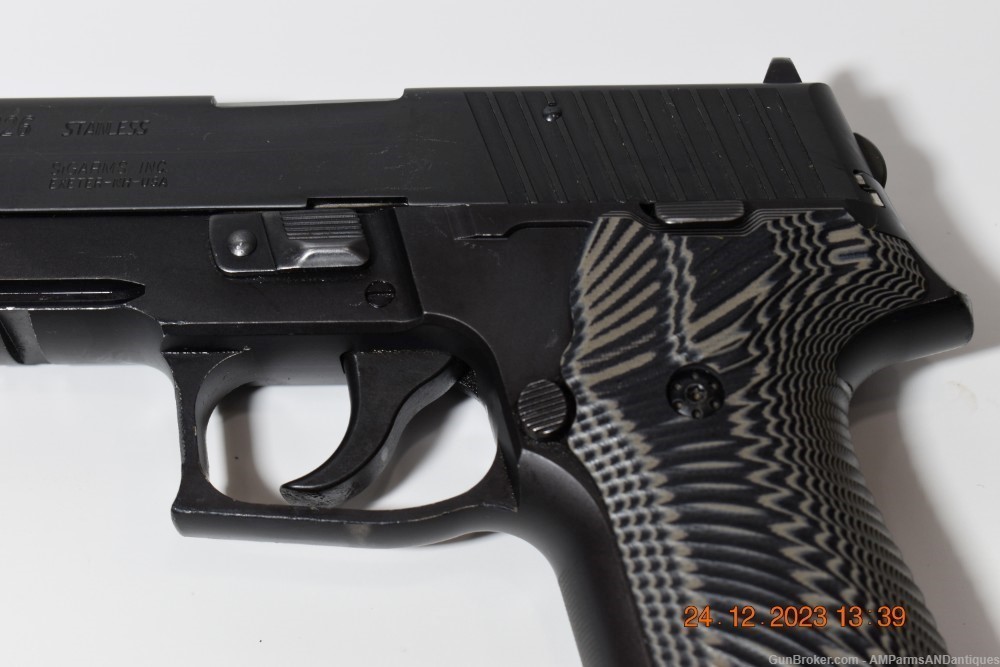 Sig Sauer P226 DAK trigger 9MM with Custom G10 Grips-img-7