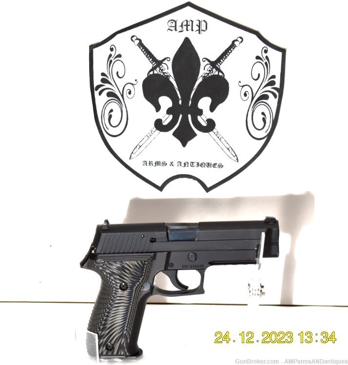 Sig Sauer P226 DAK trigger 9MM with Custom G10 Grips-img-0