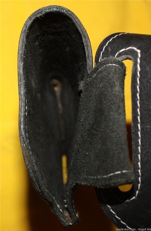 Rare Colt Anaconda Leather Holster Left & B-Square Scope Mount Silver 12526-img-5