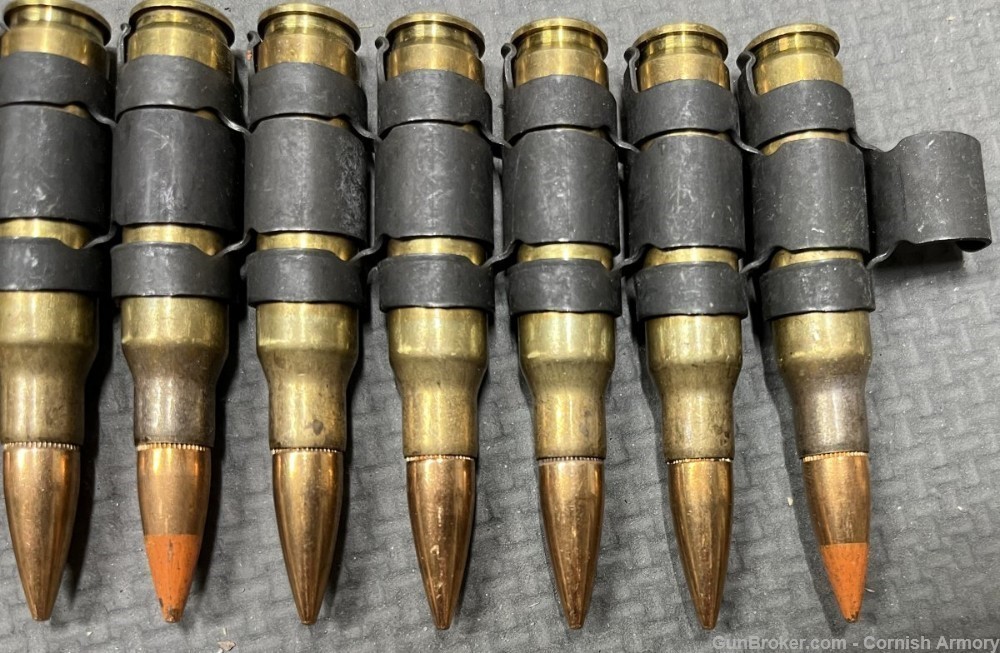 7.62 NATO .308 Belted 4:1 FMJ Tracer ammo-img-2