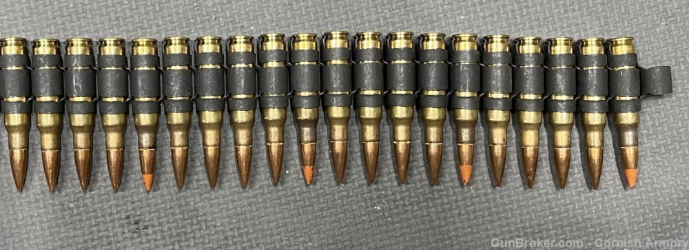 7.62 NATO .308 Belted 4:1 FMJ Tracer ammo-img-1