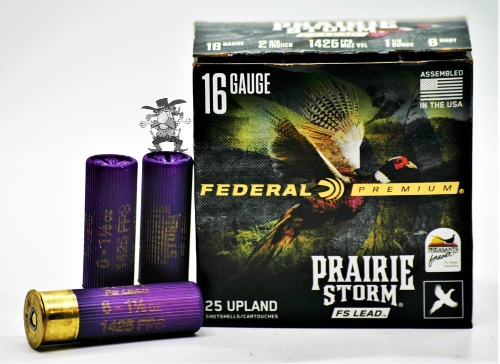 16 Ga FEDERAL Premium Prairie Storm16 Gauge 2¾" FS Copper Lead No.6 Shot 25-img-0