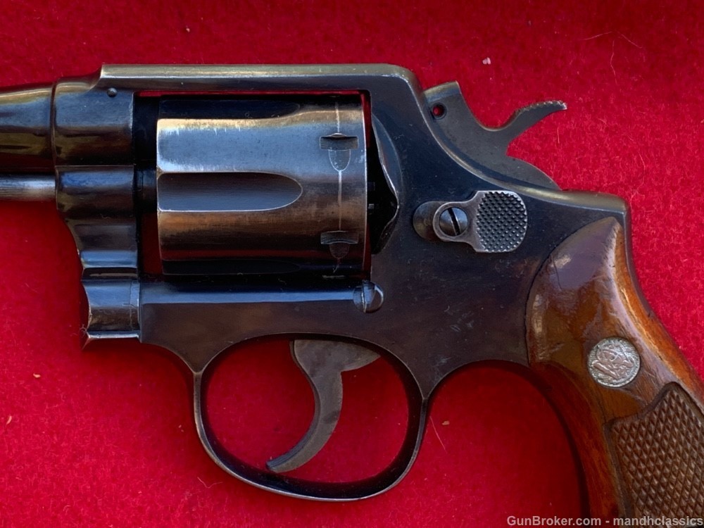 Smith & Wesson (S&W) 10 -5, 4" bbl, blued, 38 Spec, 1968 -img-12