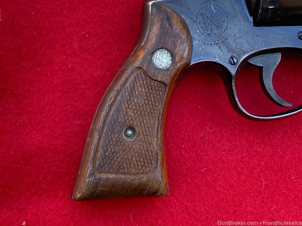 Smith & Wesson (S&W) 10 -5, 4" bbl, blued, 38 Spec, 1968 -img-1
