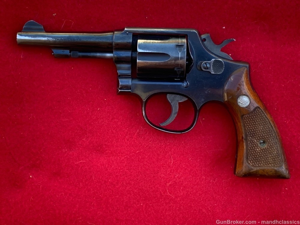 Smith & Wesson (S&W) 10 -5, 4" bbl, blued, 38 Spec, 1968 -img-8