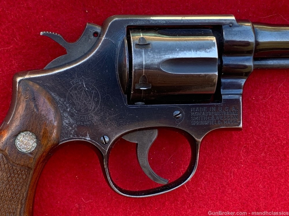 Smith & Wesson (S&W) 10 -5, 4" bbl, blued, 38 Spec, 1968 -img-2