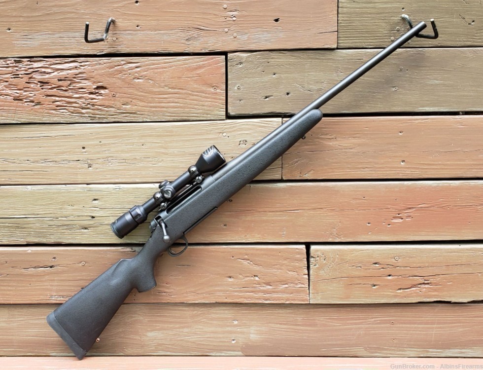 Remington Mod 715 Rifle, 7mm-08 Cal, 22" Barrel, Bushnell 3x9 Scope-img-0