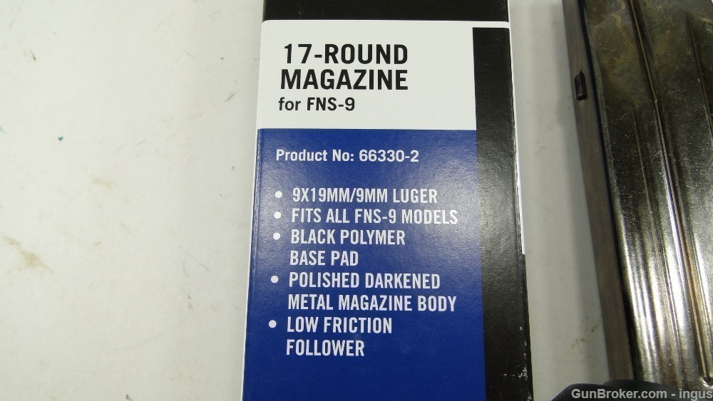 (2 TOTAL) FNH FNS 9 FACTORY 17rd 9MM MAGAZINE 66330-2-img-9