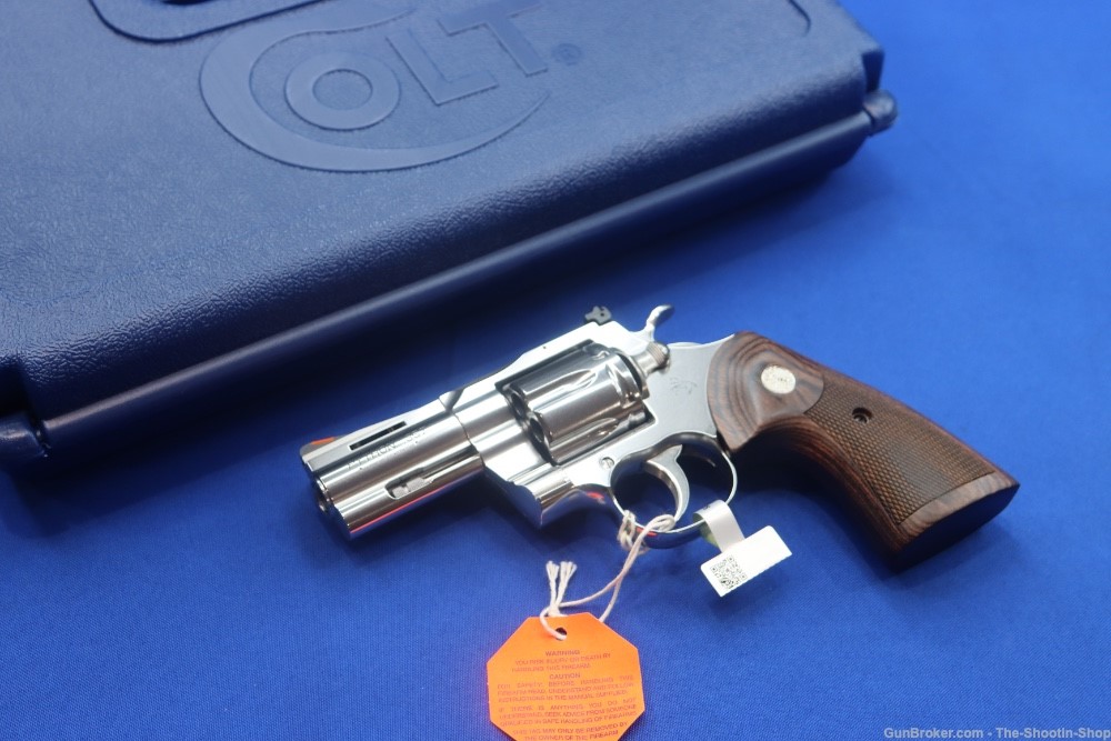Colt Model Python Stainless 357 Magnum Revolver 3" 357MAG NR DA SA 357 MAG-img-0