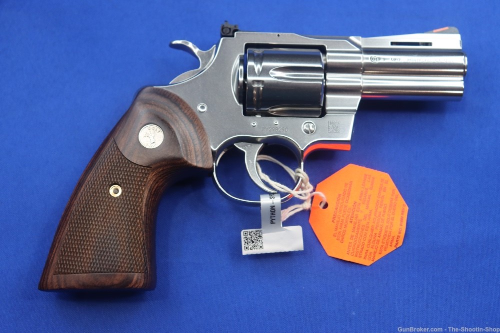 Colt Model Python Stainless 357 Magnum Revolver 3" 357MAG NR DA SA 357 MAG-img-16
