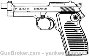 BERETTA Magazine 9mm 1951 BRIGADIER  8Rd Helwan-img-2