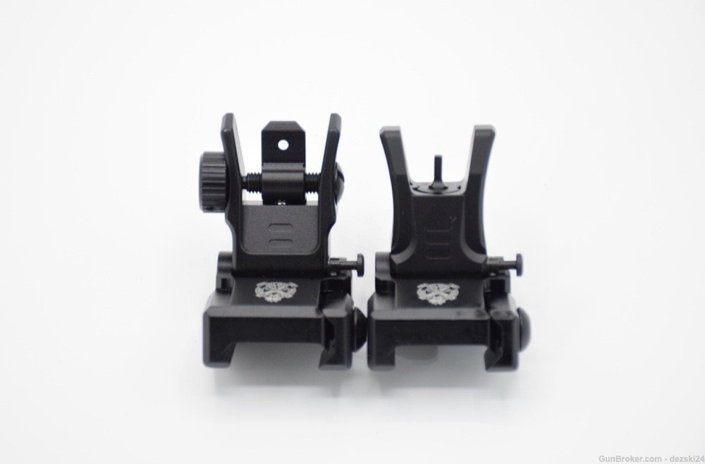 SPRINGFIELD ARMORY SAINT SUPER SLIM FLIP UP FRONT AND REAR SIGHT SET AR15-img-3