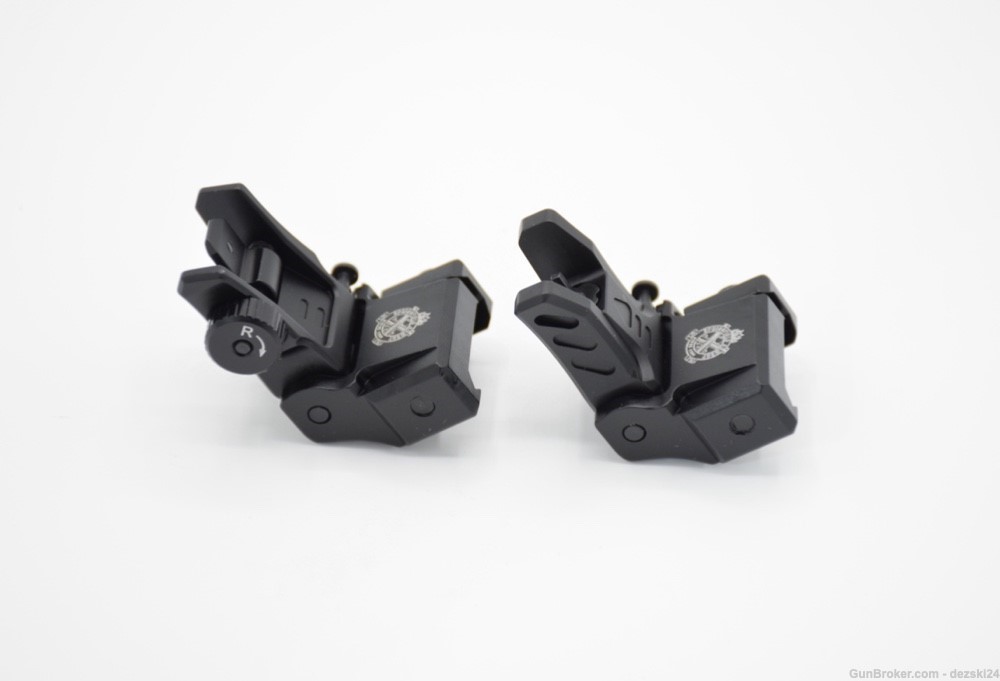 SPRINGFIELD ARMORY SAINT SUPER SLIM FLIP UP FRONT AND REAR SIGHT SET AR15-img-4
