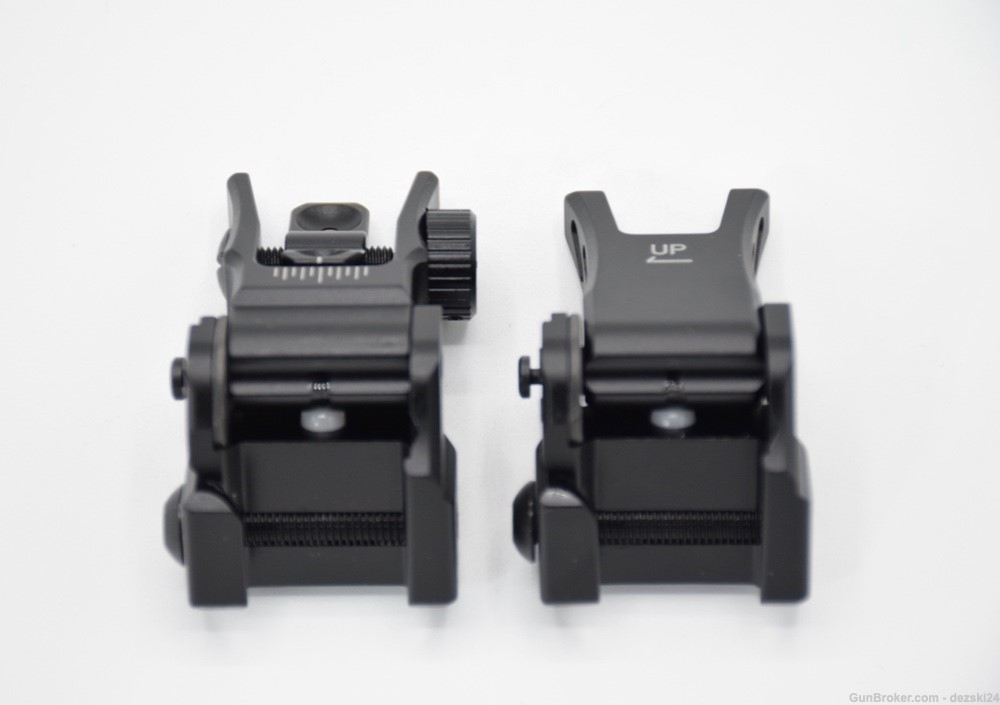SPRINGFIELD ARMORY SAINT SUPER SLIM FLIP UP FRONT AND REAR SIGHT SET AR15-img-5