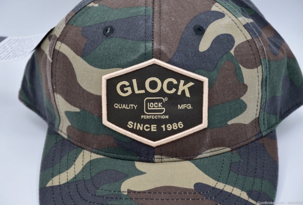 GLOCK PERFECTION CAMO HAT/CAP SINCE 1986 17 19 22 23 26 27 34 42 43X 47 48-img-1