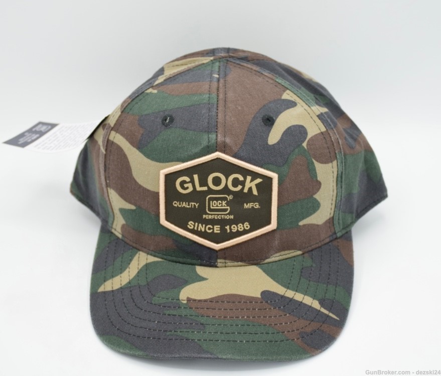 GLOCK PERFECTION CAMO HAT/CAP SINCE 1986 17 19 22 23 26 27 34 42 43X 47 48-img-0