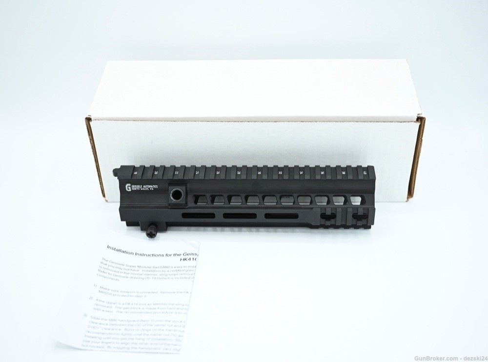 GEISSELE/HECKLER & KOCH HK 416 MK15 SMR SUPER MODULAR RAIL M-LOK 10.5 BLACK-img-0