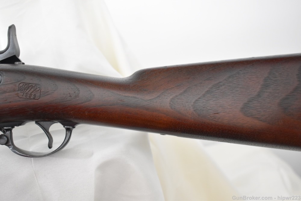 US Springfield Trapdoor 45-70 Model 1884 made in 1889  MUSEUM CONDITION -img-43