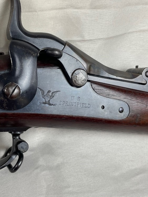 US Springfield Trapdoor 45-70 Model 1884 made in 1889  MUSEUM CONDITION -img-21