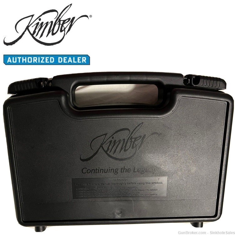 Kimber Factory Pistol Hand Gun Hard Case Box Lockable Carry OEM 1100387-img-0