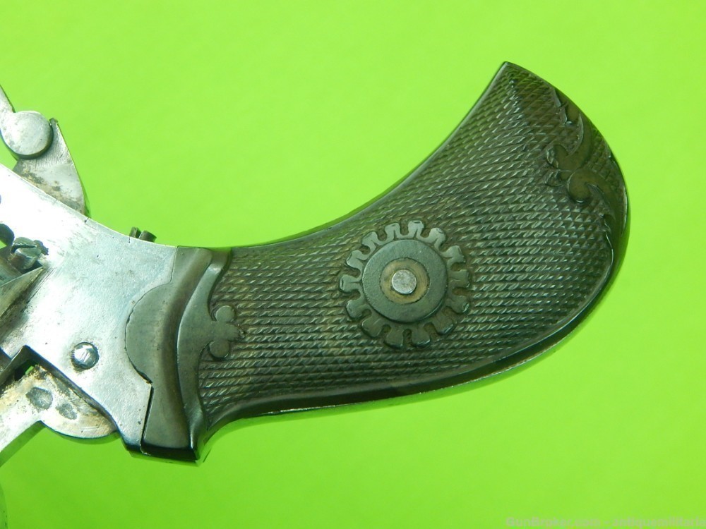 Antique European Small Pinfire Revolver Near Mint-img-7