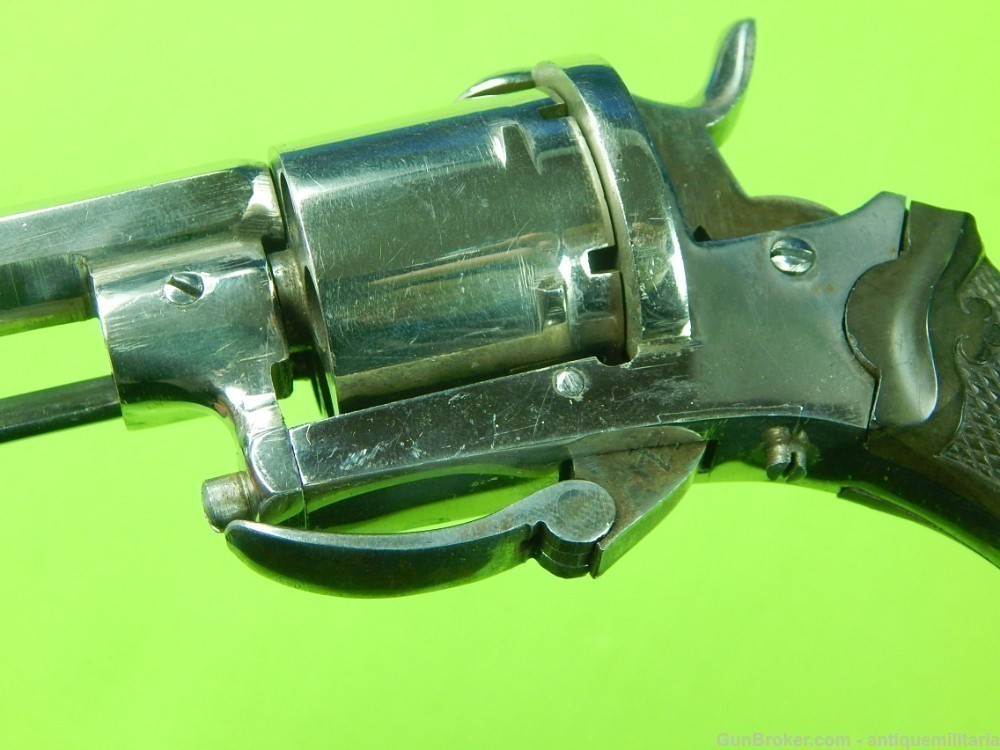 Antique European Small Pinfire Revolver Near Mint-img-11