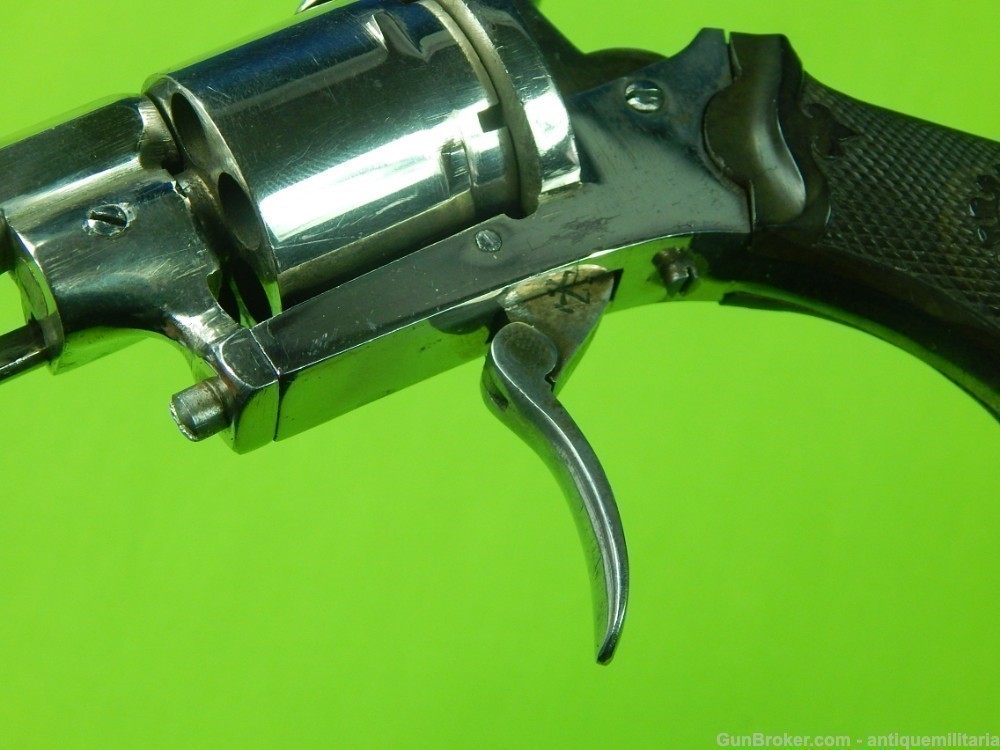 Antique European Small Pinfire Revolver Near Mint-img-12