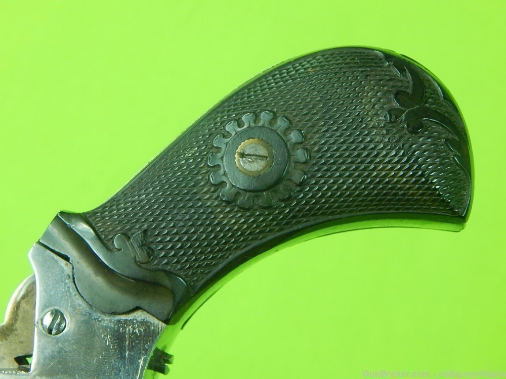 Antique European Small Pinfire Revolver Near Mint-img-8