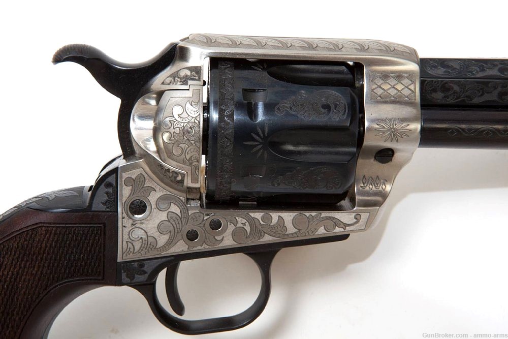 E.M.F. 1873 GWII DLX Alchimista Jr .45 Colt 3.5" Engraved GW45AJ312NMCWL-img-2