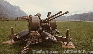 35mm Swiss Training round Oerlikon GDF 35x228mm anti-air inert shell ammo -img-5