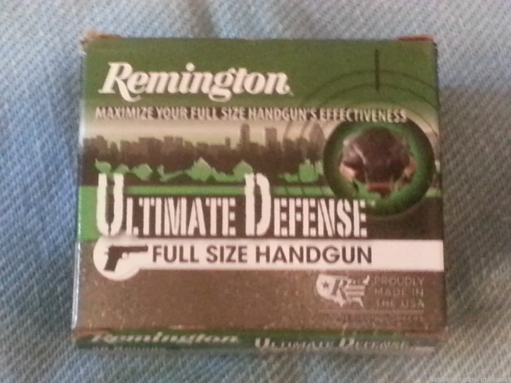  Remington 9mm 124gr Golden Saber BJHP Ultimate Defense Box of 20-img-1