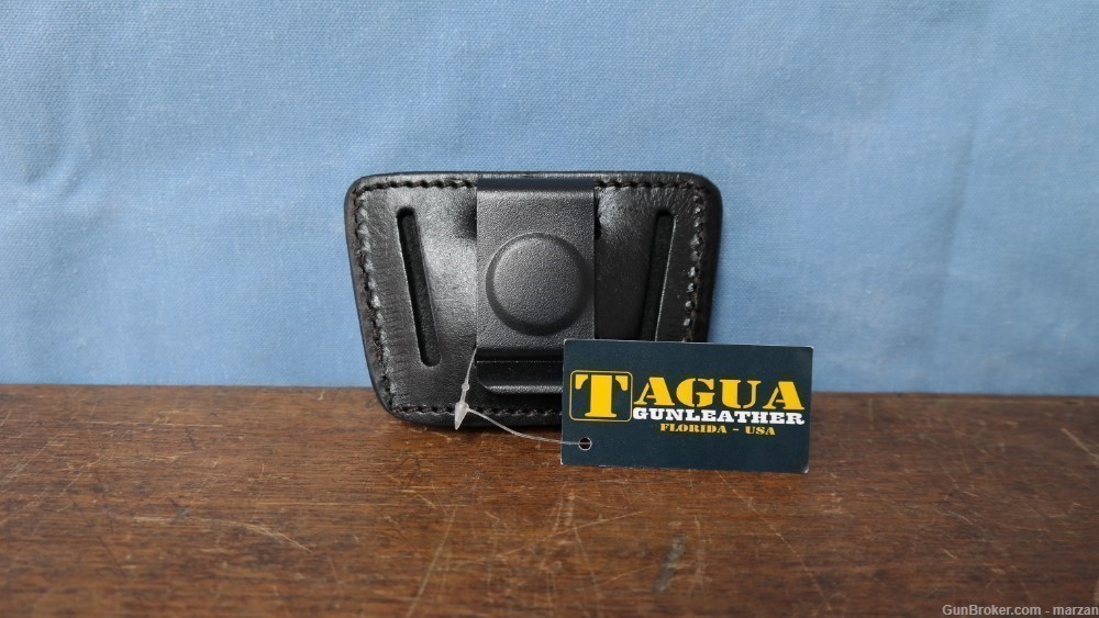 TAGUA LEATHER-IWB/OWB HOLSTER Black Leather  for Glock 48 & Similar Sizes-img-0