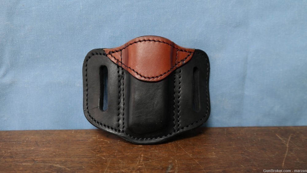 1791 Leather Two Tone Holster For Double Stack Magazines-img-0