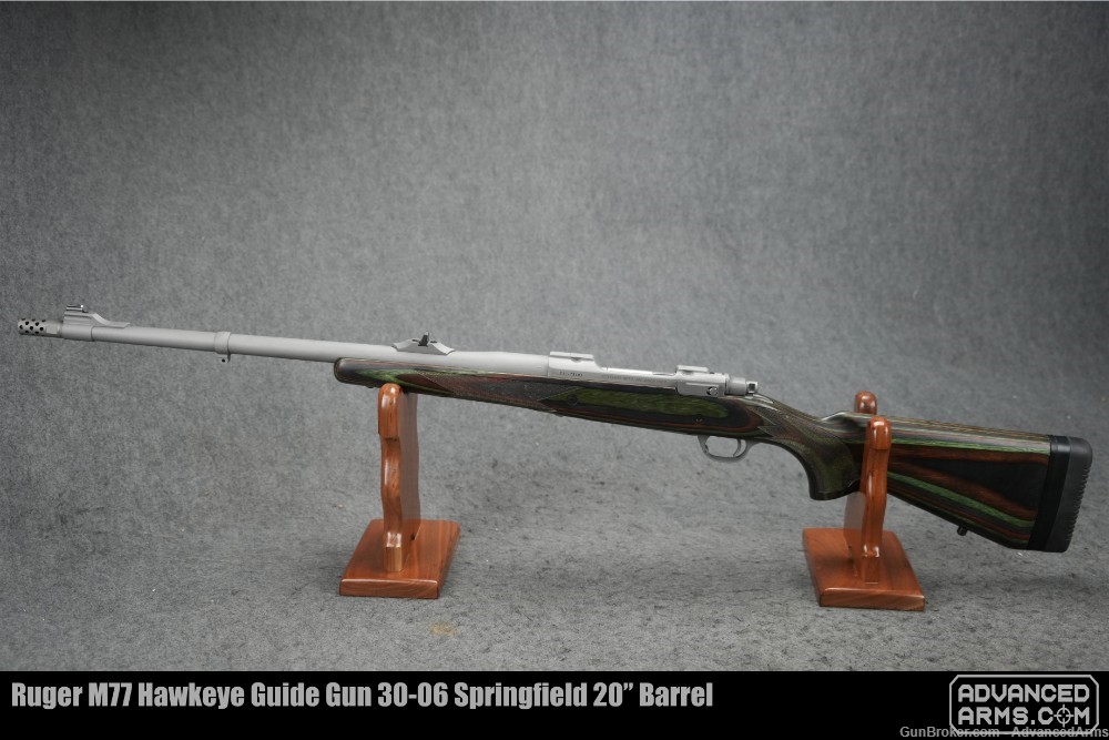 Ruger M77 Hawkeye Guide Gun 30-06 Springfield 20” Barrel-img-1