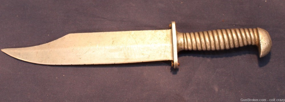 Pettibone Mfg. Co.  Bowie Knife   Large Size 13 inches. Aluminum, Rare-img-0