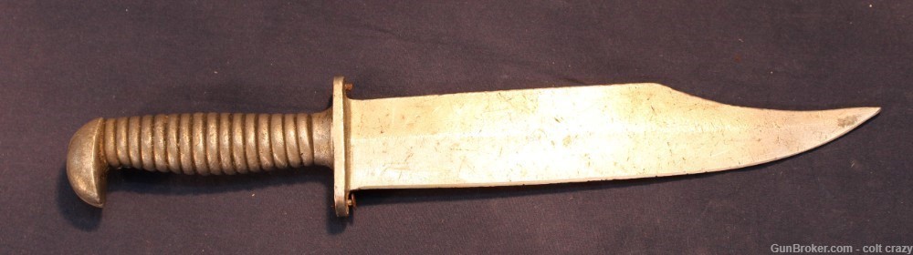 Pettibone Mfg. Co.  Bowie Knife   Large Size 13 inches. Aluminum, Rare-img-5