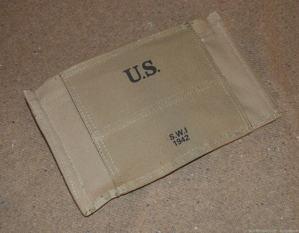 WW2 Reproduction 5-Cell Thompson Pouch for 20 Round Magazine M1 & M1928-img-1