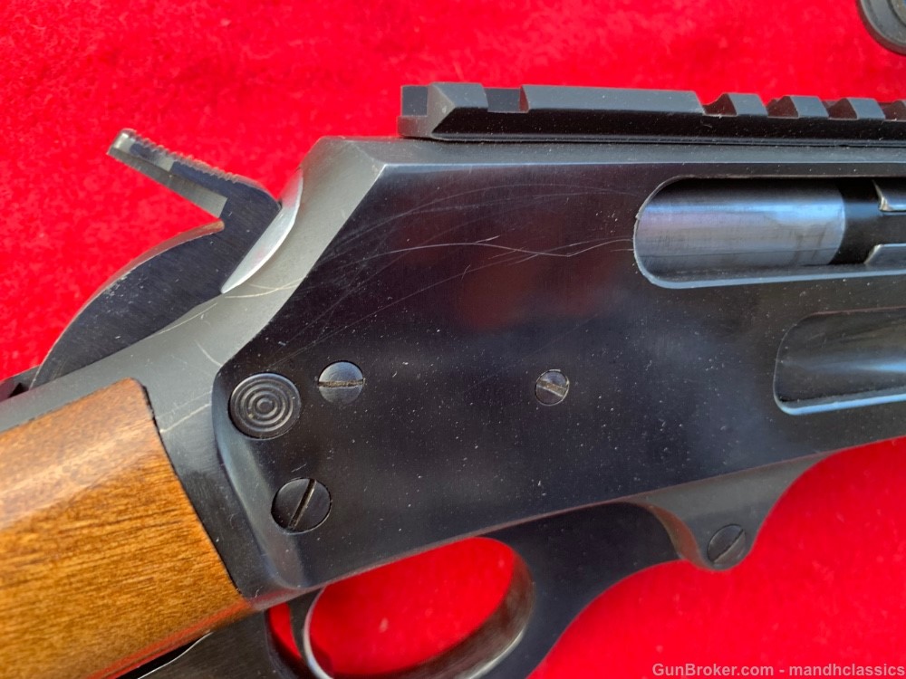 Nice Marlin 30 AS, 30-30, blued, wood, 20" bbl, JM stamped, scout scope-img-3