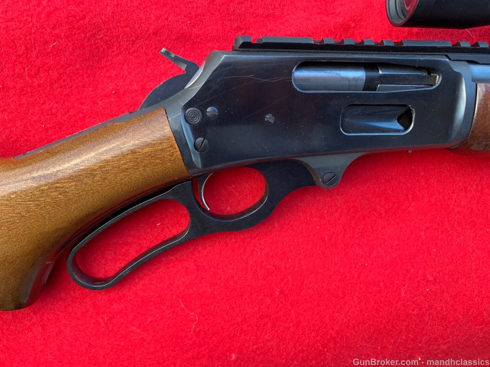 Nice Marlin 30 AS, 30-30, blued, wood, 20" bbl, JM stamped, scout scope-img-2