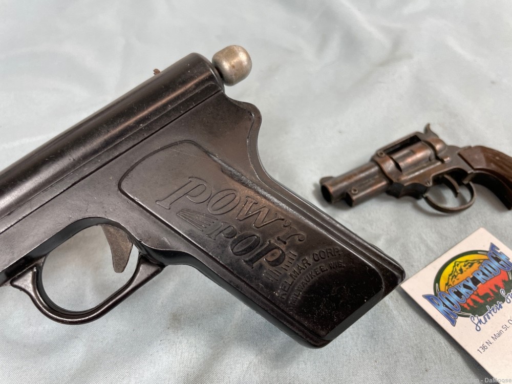 Vintage Toy / Replica Gun Pistol Lot! Pow'r Pop Milwaukee WI-img-3